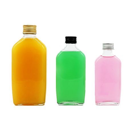 Flat Glass Coffee Bottle