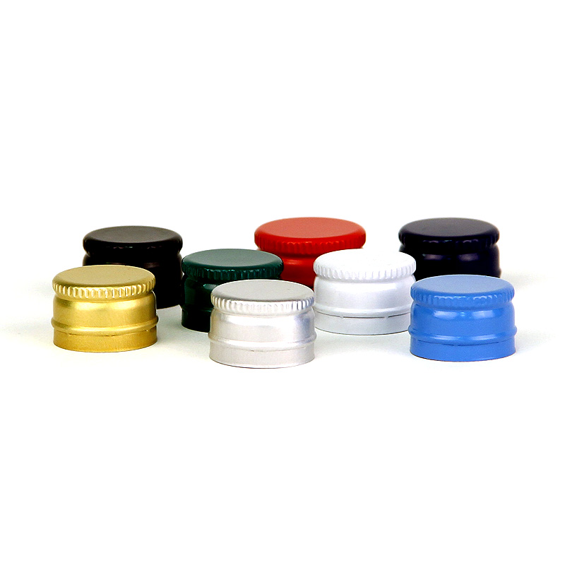 28mm Ropp Lid Cover Aluminum Screw Cap For Soft Drinks Glass Bottle